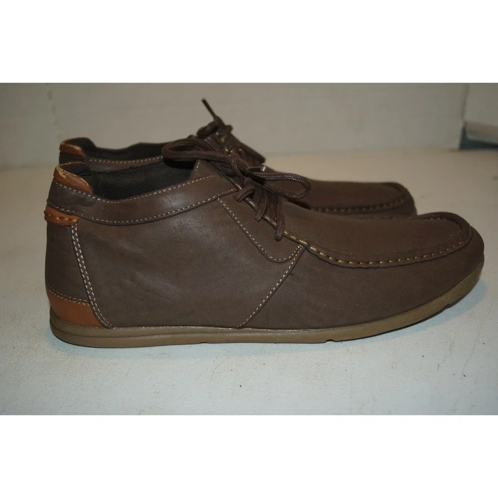 Madden M-Realty Mens Brown Casual Lace Up Shoes Size 10